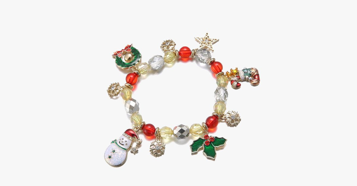 Christmas Family Charm Bracelet