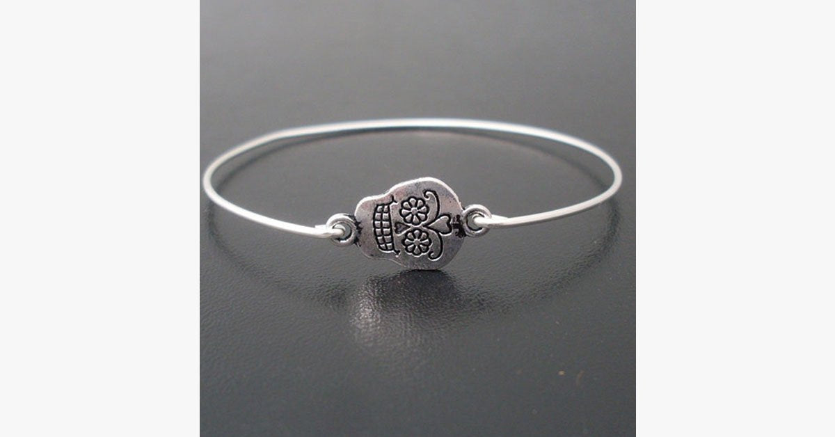 Sugar Skull Bangle