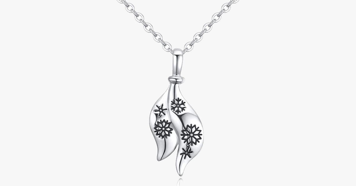 Snowflake Tinsel Pendant