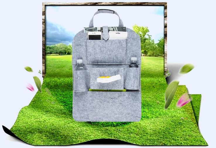 Go Much Smoother With This All-In-One Car Backseat Organizer