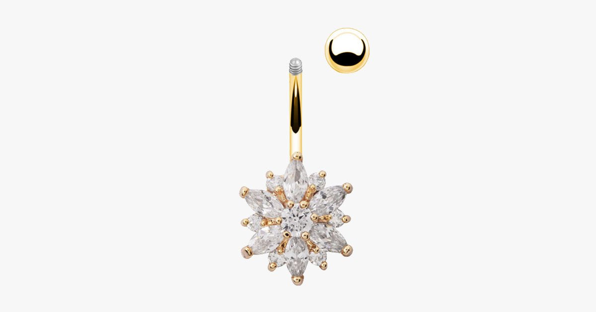 Dangle Navel Belly Button Ring