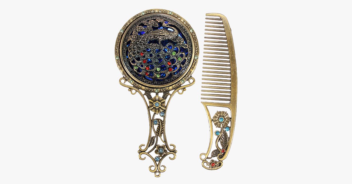 Royal Style Hair Comb & Mirror – Add Vintage Style to Your Collection