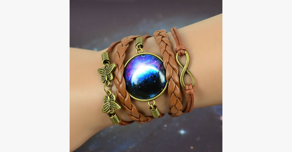 Vintage Inspired Boho Starry Moon Bracelet
