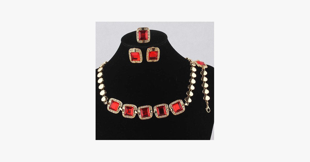 Bold Garnet Set