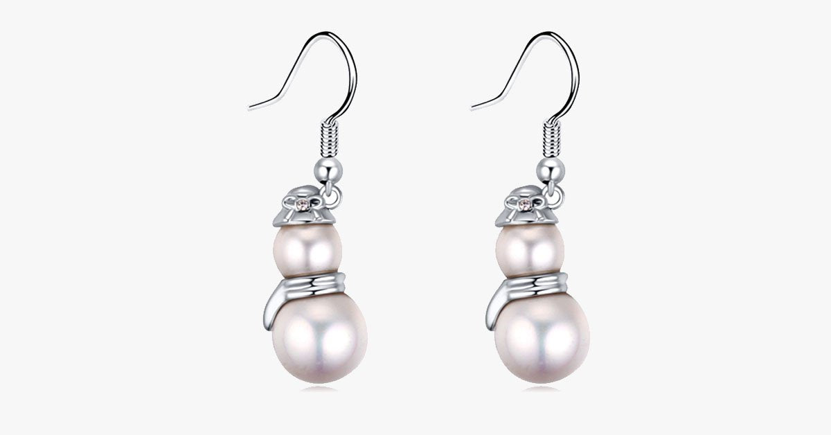 Snowman Earrings