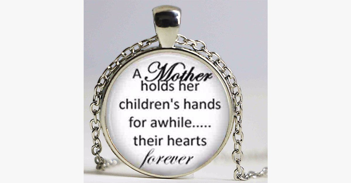 Mother-Children Pendant Necklace
