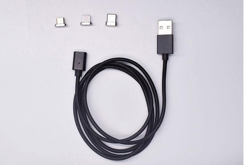 One Snap to Charge & Sync Your Device with Cross-device Reversible Magnetic Cable