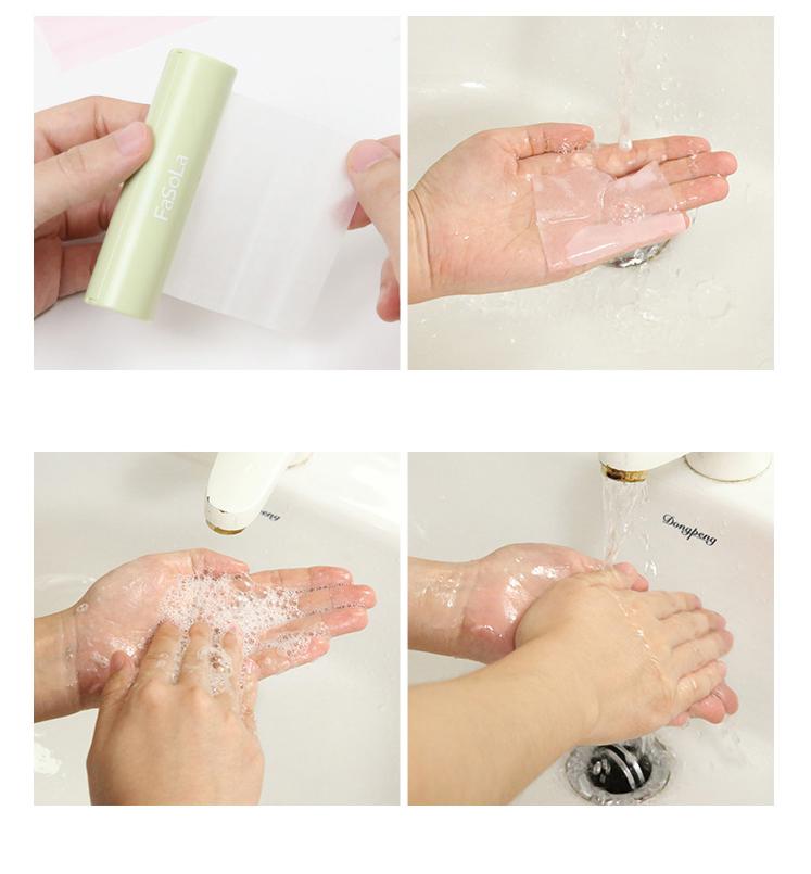 Hand Wash Soap Paper -- No Dirty But Clean