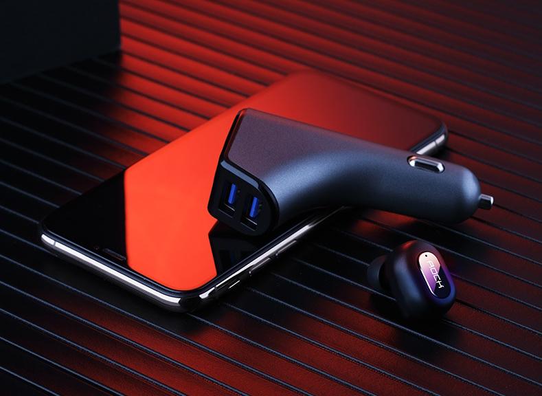 Bluetooth Earphone Car Charger