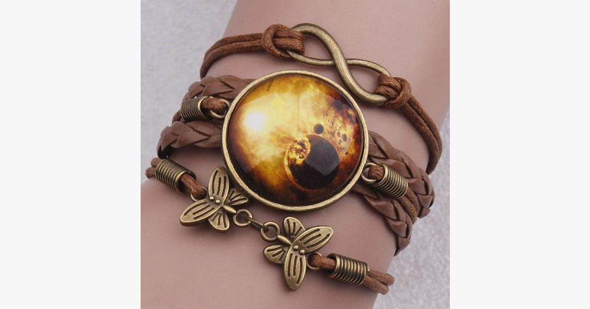 Vintage Inspired Boho Starry Moon Bracelet