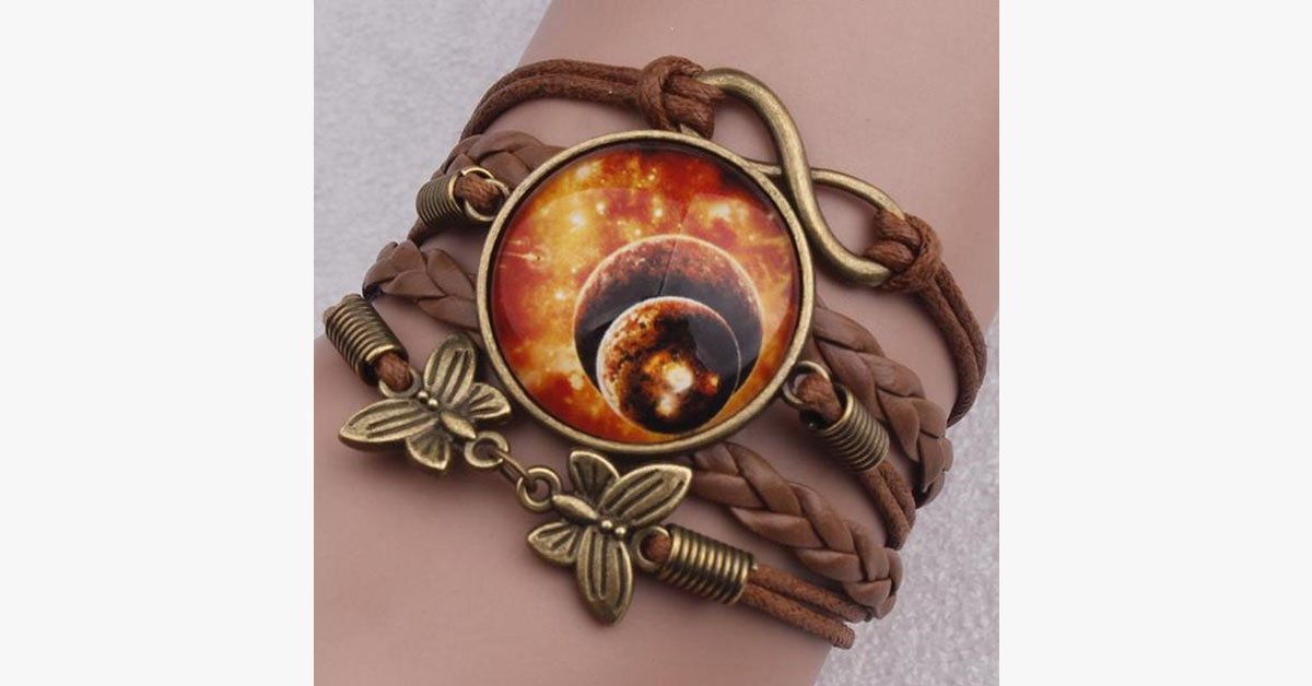 Vintage Inspired Boho Starry Moon Bracelet