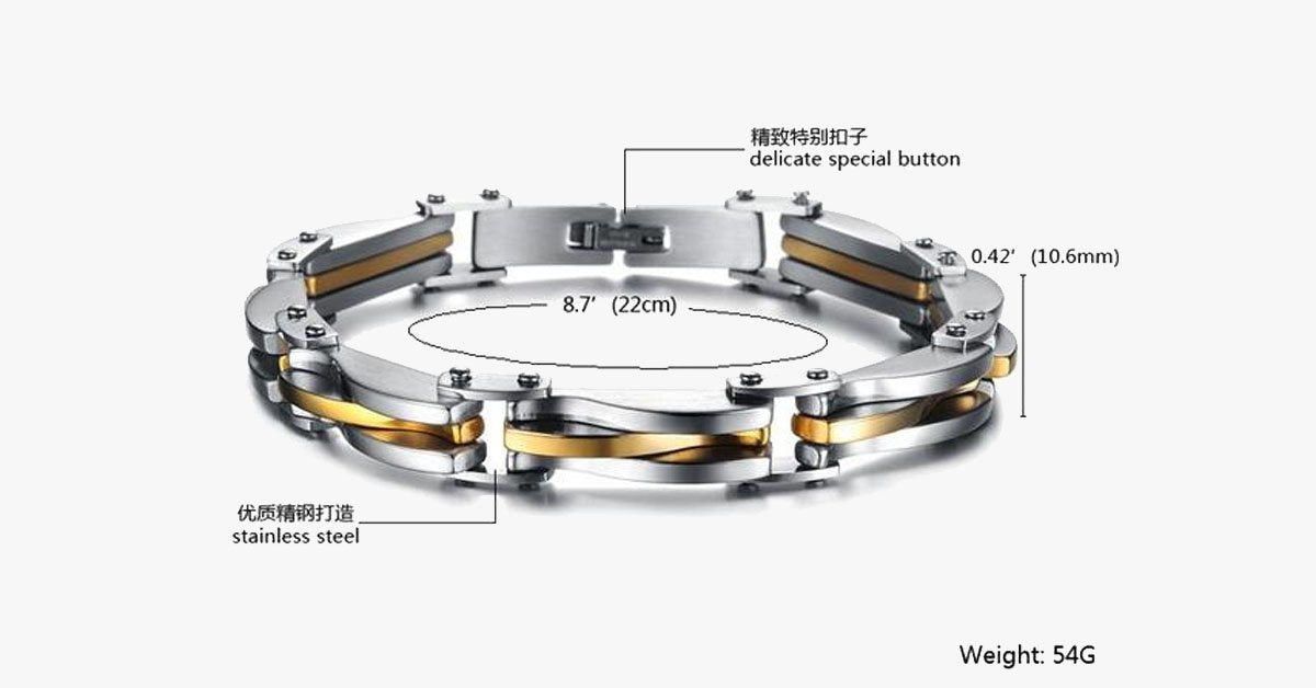 Mark's Stainless Steel Bracelet