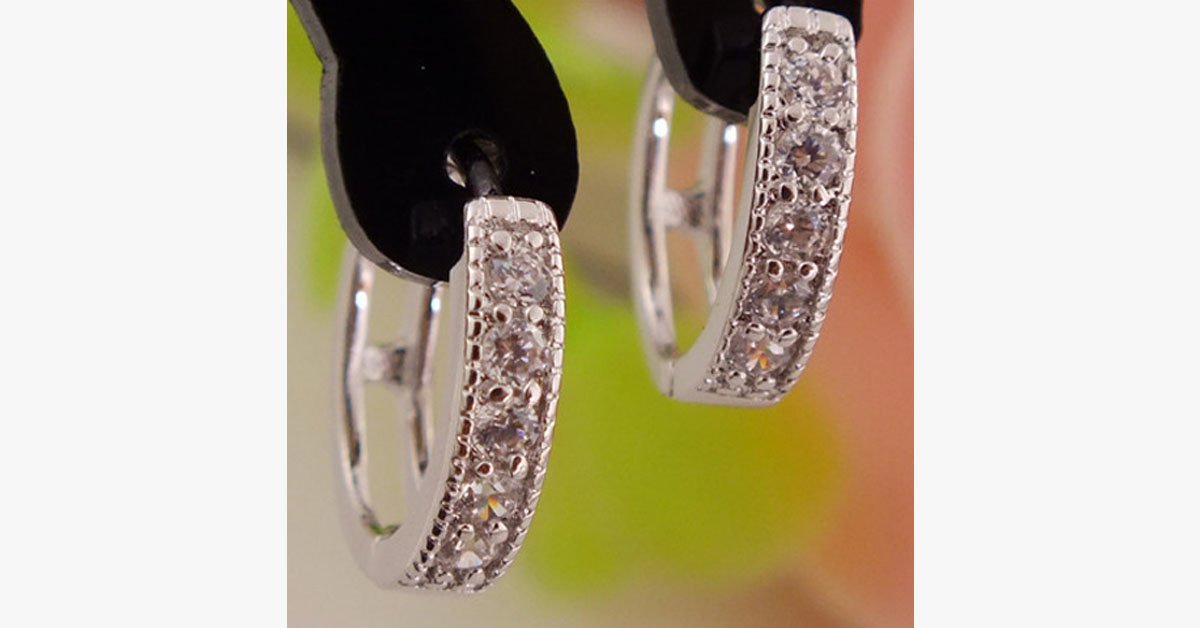 Silver Hoop Earrings