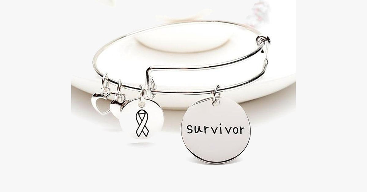 Survivor Charm Bangle