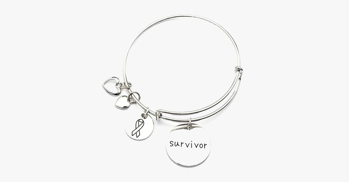 Survivor Charm Bangle