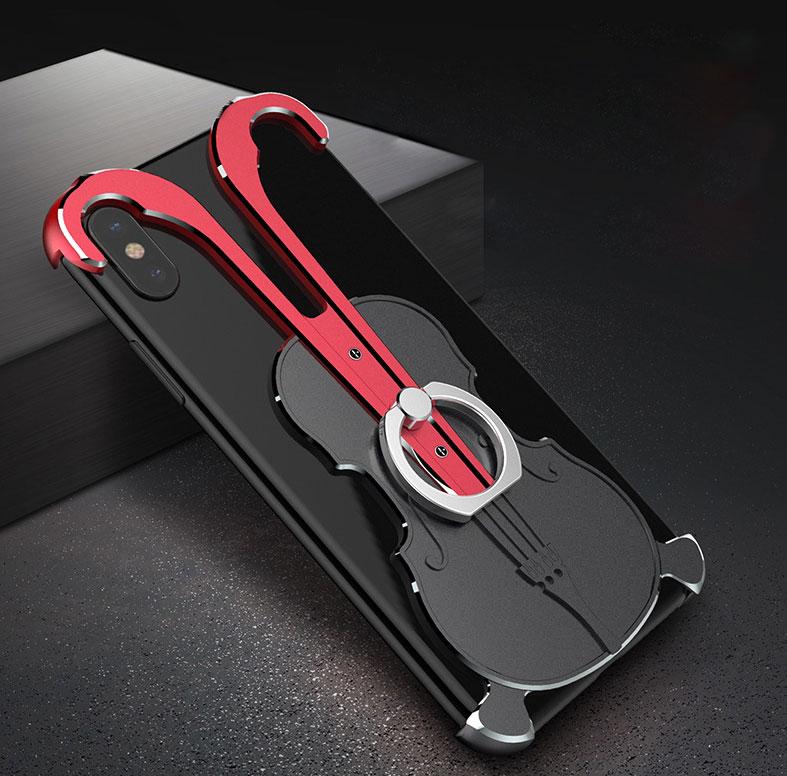 Violin-inspired Ring Holder Case for iPhone - Stay Safe and Stylish in Any Shock
