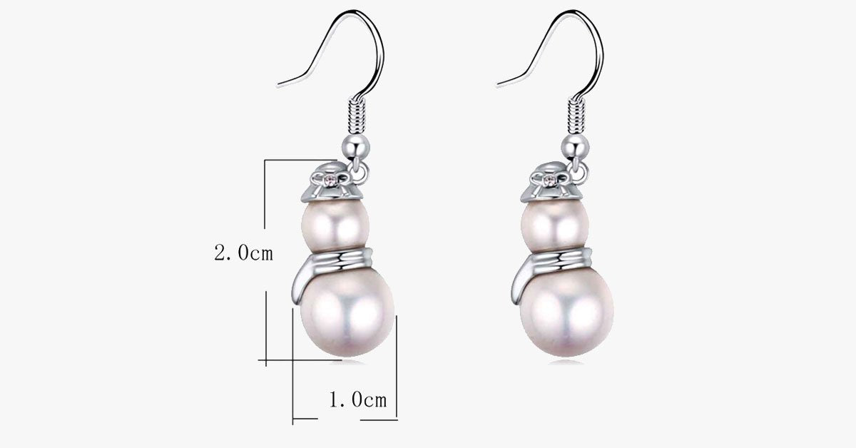 Snowman Earrings