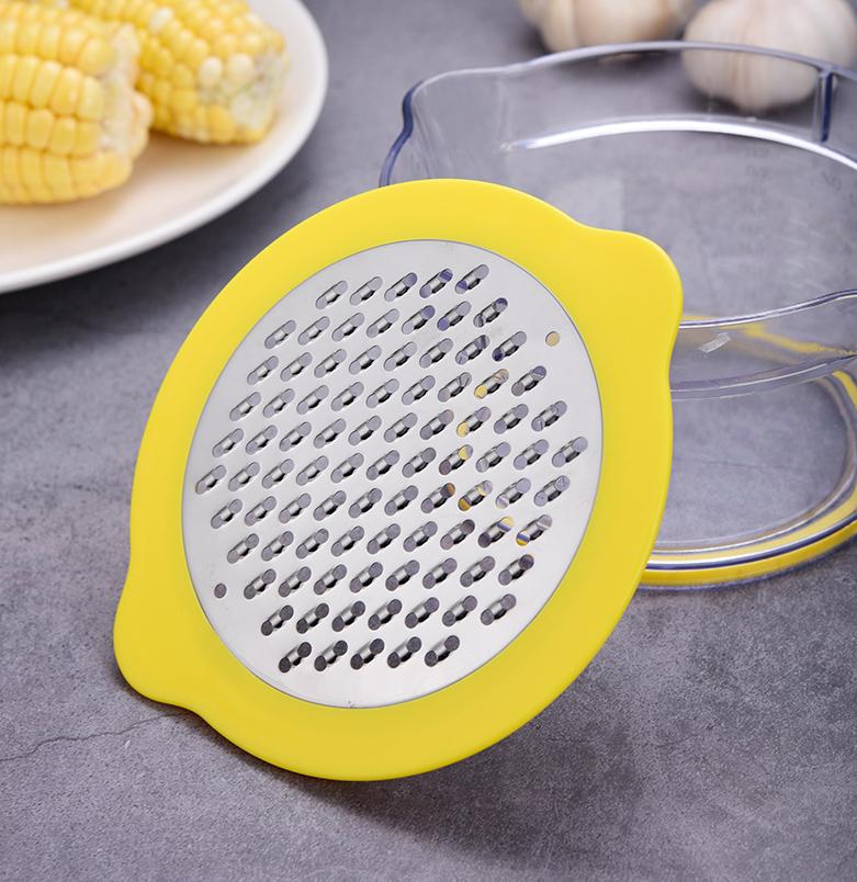 All-In-One Kitchen Tool: Corn Stripper, Potato Peeler & Fruit Grater With Measuring Bowl