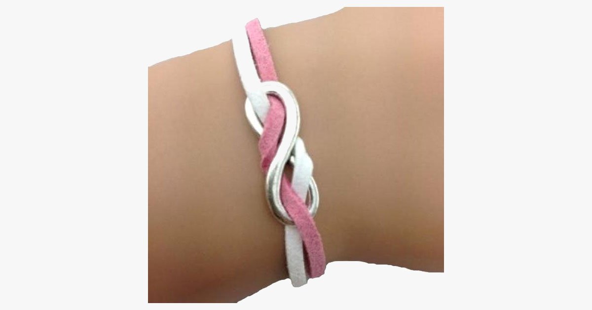 Double Band Infinity Bracelet