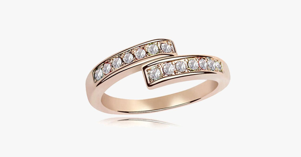 Open Heart Eternity Ring