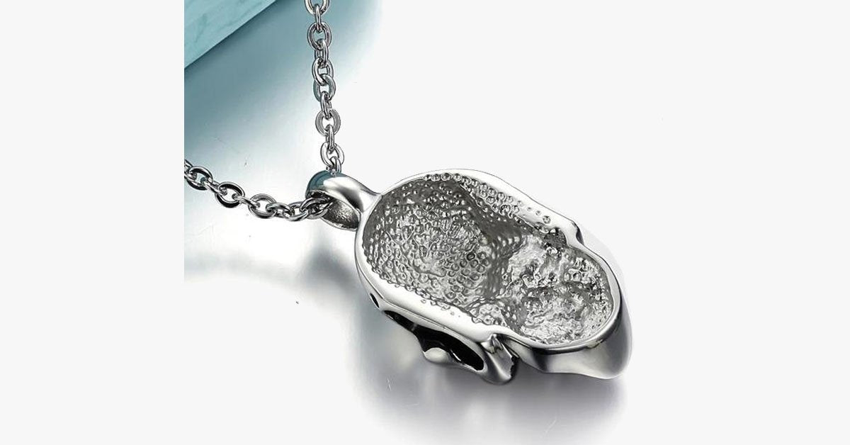 Gravity Stainless Steel Skull Pendant