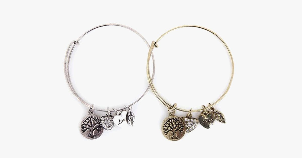 Tree of Life Charm Bangle