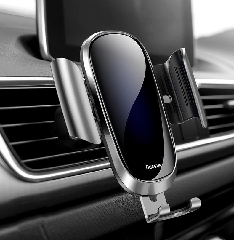 Start Your Trip with a Sparkle with Solid Glass Car Phone Mount