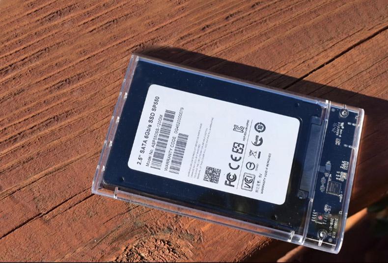 Full Transparent USB3.0 Hard Drive Adapter