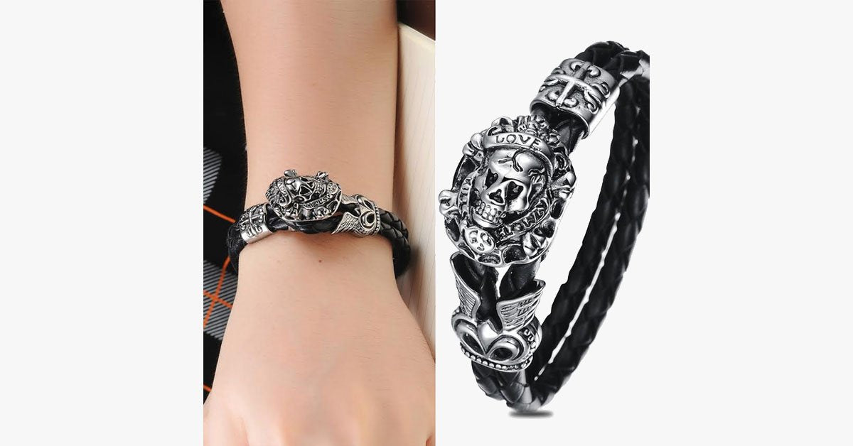 Pirate Skull Men's Bracelet