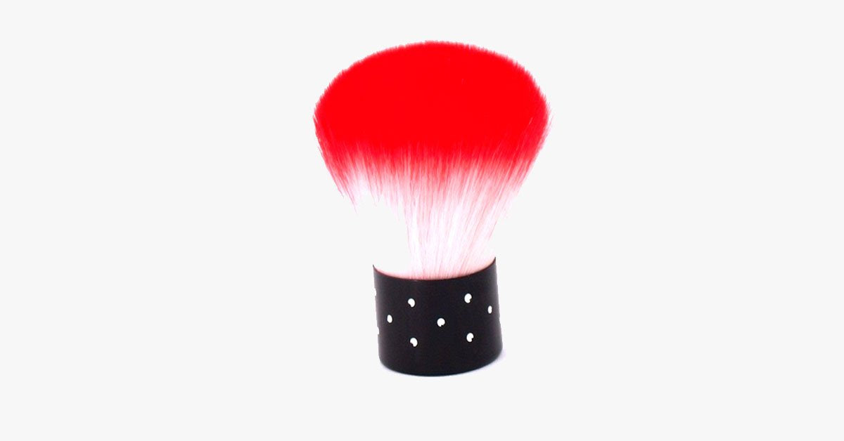 Large Brush With Crystals