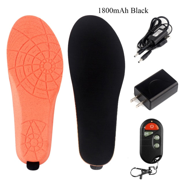 Rechargeable Bluetooth Heated Insoles - Warm Your Feet On The Go