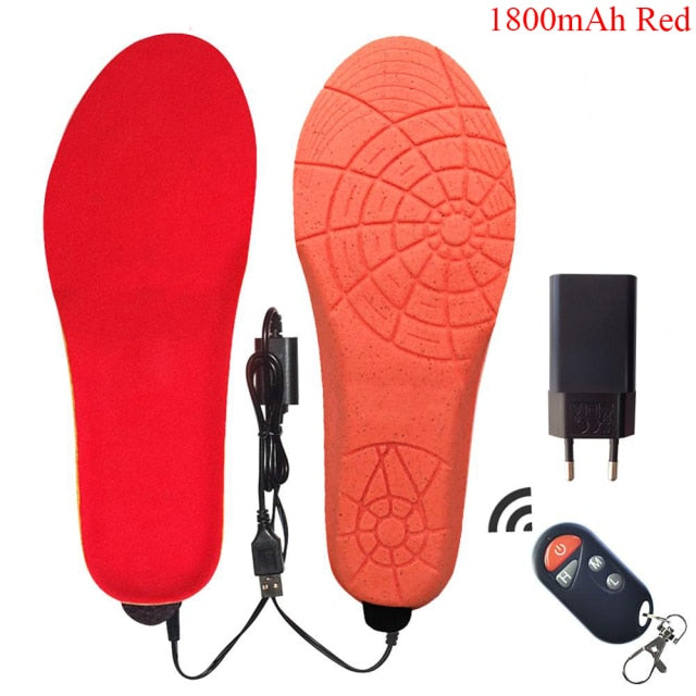 Rechargeable Bluetooth Heated Insoles - Warm Your Feet On The Go