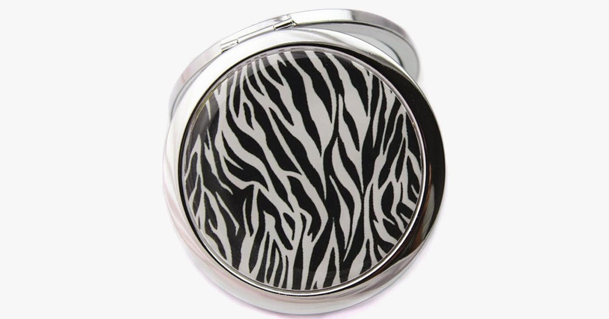 Safari Print Pocket Mirror