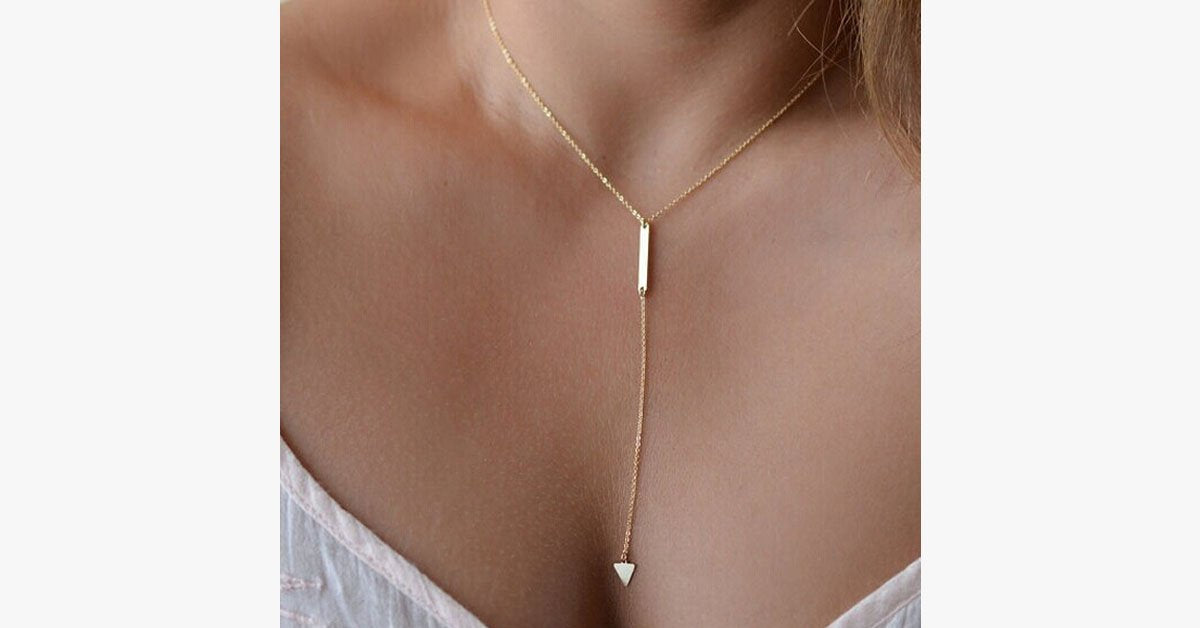 Triangle Bar Necklace
