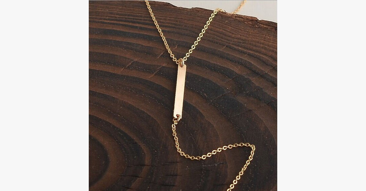 Triangle Bar Necklace
