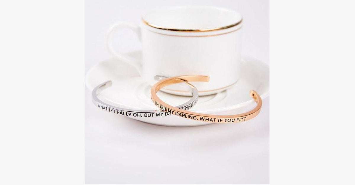 What If I Fall ? What If You Fall ? Cuff Bangle