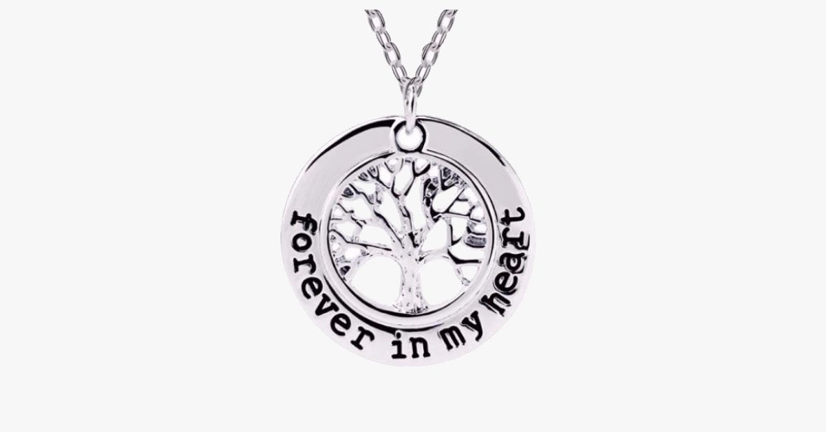 Forever in My Heart-Tree Pendant
