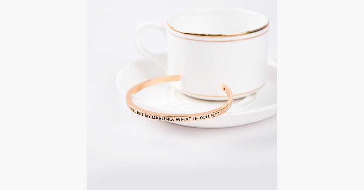 What If I Fall ? What If You Fall ? Cuff Bangle