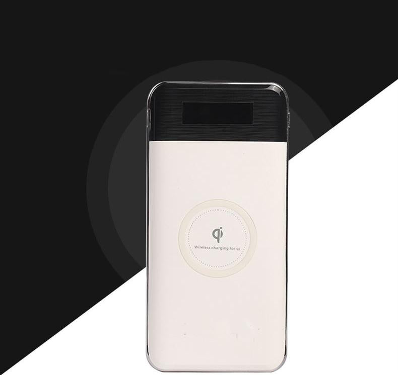 2-in-1 USB & Type-C Wireless Charging Pad & Power Bank with Digital Display
