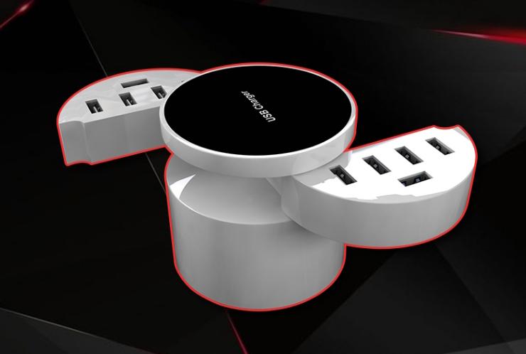 The Most Convenient & Coolest 10-Port Smart USB Charger