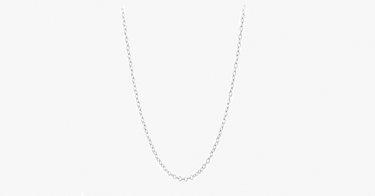 Silver 18" Cable Chain