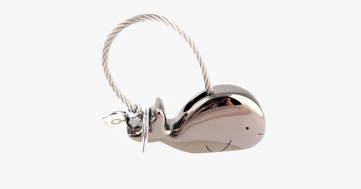 Whale Key Ring For Lovers With Free Gift Box
