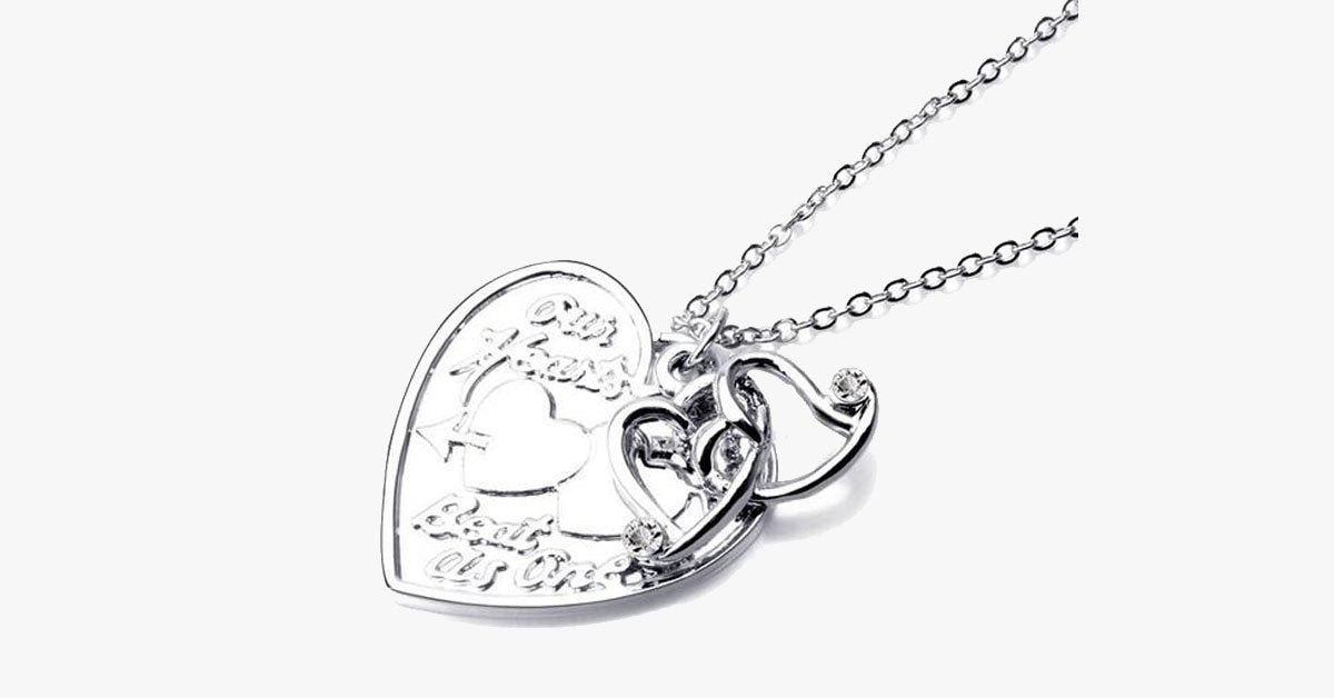 Our Hearts Beat As One Pendant