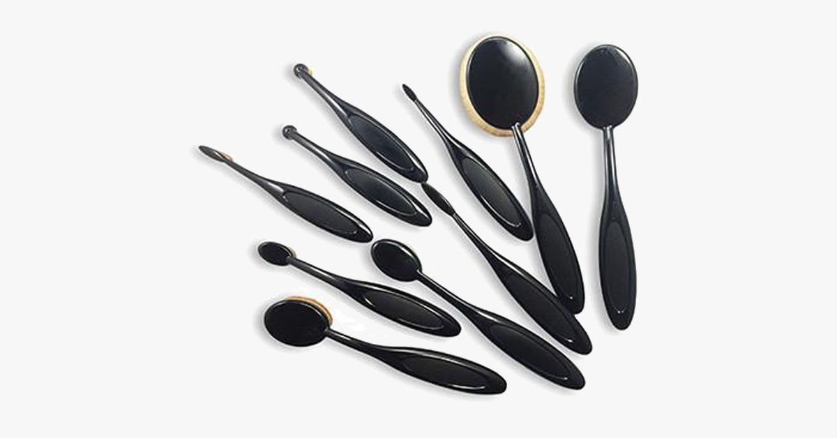 Oval Brush Ten Piece Set