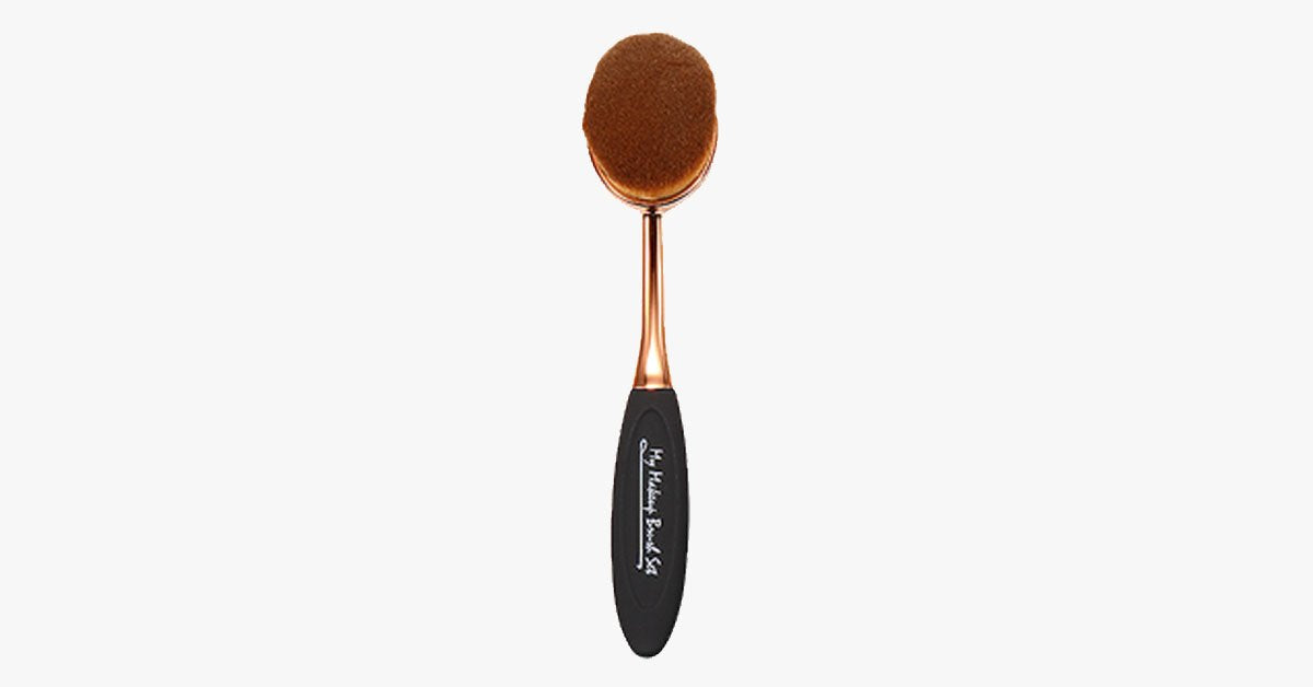 Foundation Oval Brush –Soft and Gentle Brush for Blending Makeup Perfectly