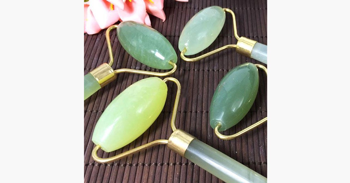 Jade Roller - Portable Facial Massager