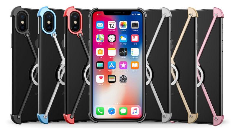 Super Cool X-shaped Case That Retains the Original Luxurious Look of iPhone