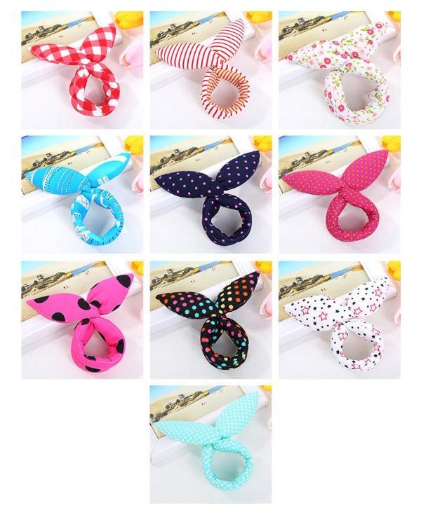 Cotton Fabric Bun Wrap to Make Cute Knot with Bunny Ears
