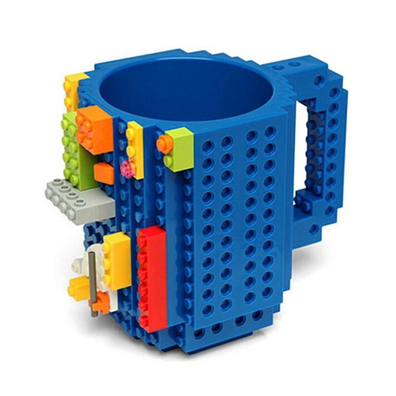 1Pc 12oz Build-On Brick Mug Type Building Blocks Coffee Cup