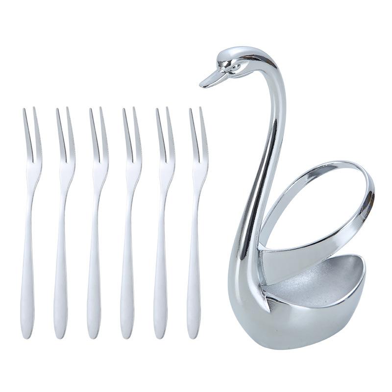 Elegant Swan Shaped Fork Holder: Fashion, Unique & Classic